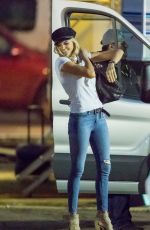 KELLY ROHRBACH on the Set of Ocean