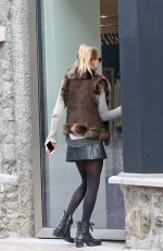 KELLY ROHRBACH Out Shopping in St. Moritz 03/19/2017