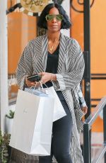 KELLY ROWLAND Out Shopping in West Hollywood 03/01/2017