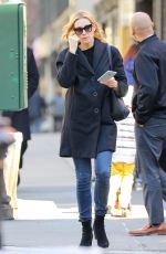KELLY RUTHERFORD Out and About in New York 03/08/2017