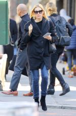 KELLY RUTHERFORD Out and About in New York 03/08/2017