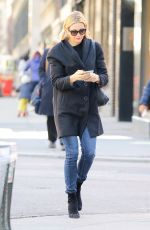 KELLY RUTHERFORD Out and About in New York 03/08/2017