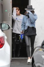 KENDALL JENNER and HAILEY BALDWIN Leaves Hair Salon in West Hollywood 03/21/2017