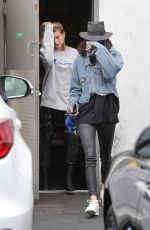 KENDALL JENNER and HAILEY BALDWIN Leaves Hair Salon in West Hollywood 03/21/2017