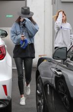 KENDALL JENNER and HAILEY BALDWIN Leaves Hair Salon in West Hollywood 03/21/2017