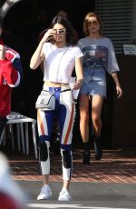 KENDALL JENNER and HAILEY BALDWIN Out Shopping in West Hollywood 03/17/2017