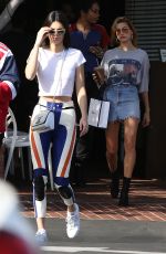 KENDALL JENNER and HAILEY BALDWIN Out Shopping in West Hollywood 03/17/2017