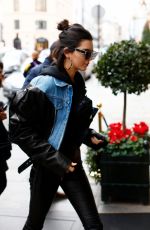 KENDALL JENNER Arrives at a Office in Paris 03/03/2017