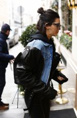 KENDALL JENNER Arrives at a Office in Paris 03/03/2017