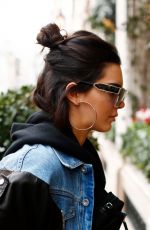 KENDALL JENNER Arrives at a Office in Paris 03/03/2017
