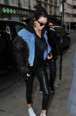 KENDALL JENNER Arrives at a Studio in Paris 03/03/2017