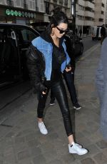 KENDALL JENNER Arrives at a Studio in Paris 03/03/2017