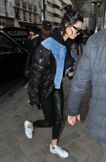 KENDALL JENNER Arrives at a Studio in Paris 03/03/2017