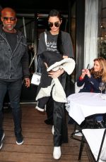 KENDALL JENNER Arrives at Balmain Fashion Show in Paris 03/02/2017