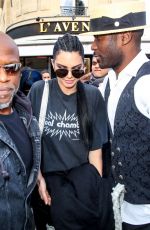 KENDALL JENNER Arrives at Balmain Fashion Show in Paris 03/02/2017