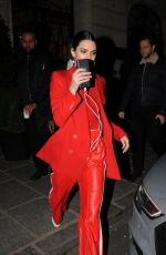 KENDALL JENNER Arrives at Caviar Kaspia Restaurant 03/02/2017