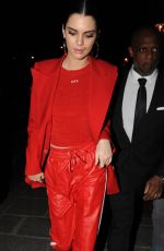 KENDALL JENNER Arrives at Caviar Kaspia Restaurant 03/02/2017