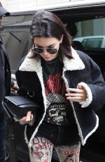 KENDALL JENNER Arrives at Chanel Office in Paris 03/05/2017