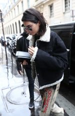 KENDALL JENNER Arrives at Chanel Office in Paris 03/05/2017