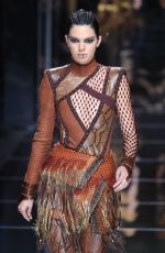 KENDALL JENNER at Balmain Fashion Show at Paris Fashion Week 03/02/2017