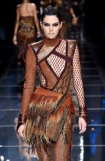 KENDALL JENNER at Balmain Fashion Show at Paris Fashion Week 03/02/2017