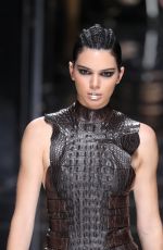 KENDALL JENNER at Balmain Fashion Show at Paris Fashion Week 03/02/2017