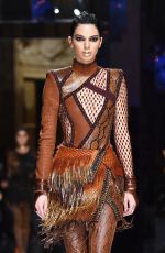 KENDALL JENNER at Balmain Fashion Show at Paris Fashion Week 03/02/2017