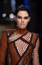 KENDALL JENNER at Balmain Fashion Show at Paris Fashion Week 03/02/2017