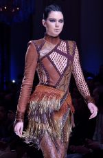 KENDALL JENNER at Balmain Fashion Show at Paris Fashion Week 03/02/2017