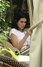 KENDALL JENNER at Chateau Marmont in West Hollywood 03/17/2017