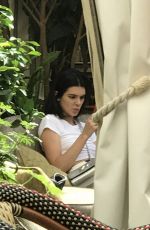KENDALL JENNER at Chateau Marmont in West Hollywood 03/17/2017