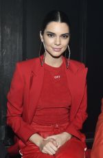 KENDALL JENNER at Off-white Fashion Show at Paris Fashion Week 03/02/2017