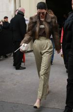 KENDALL JENNER Leaves Chanel Fashion Show at Paris Fashion Week 03/07/2017