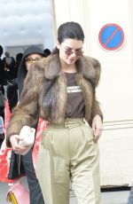 KENDALL JENNER Leaves Chanel Fashion Show at Paris Fashion Week 03/07/2017