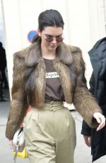 KENDALL JENNER Leaves Chanel Fashion Show at Paris Fashion Week 03/07/2017