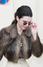 KENDALL JENNER Leaves Chanel Fashion Show at Paris Fashion Week 03/07/2017