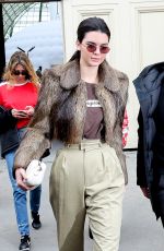 KENDALL JENNER Leaves Chanel Fashion Show at Paris Fashion Week 03/07/2017