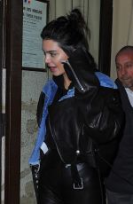 KENDALL JENNER Leaves Ferdi Restaurant in Paris 03/03/2017