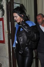 KENDALL JENNER Leaves Ferdi Restaurant in Paris 03/03/2017
