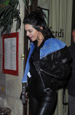 KENDALL JENNER Leaves Ferdi Restaurant in Paris 03/03/2017