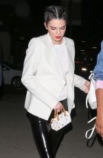 KENDALL JENNER Leaves Guess Store in Los Angeles 03/10/2017