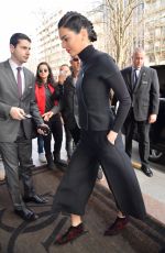 KENDALL JENNER Leaves Her Hotel in Paris 03/02/2017