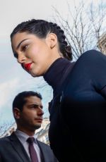 KENDALL JENNER Leaves Her Hotel in Paris 03/02/2017