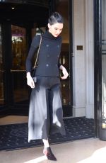 KENDALL JENNER Leaves Her Hotel in Paris 03/02/2017