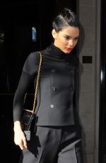 KENDALL JENNER Leaves Her Hotel in Paris 03/02/2017