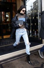 KENDALL JENNER Leaves Her Hotel in Paris 03/06/2017