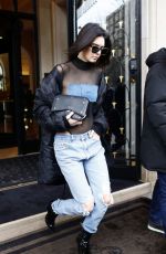 KENDALL JENNER Leaves Her Hotel in Paris 03/06/2017