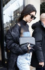 KENDALL JENNER Leaves Her Hotel in Paris 03/06/2017