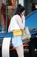 KENDALL JENNER Leaves Kreation Organic Juicery in Beverly Hills 03/09/2017