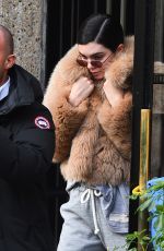KENDALL JENNER Leaves Miu Miu Fashion Show in Paris 03/07/2017